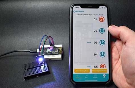 Ble Nano Arduino Board Bluetooth Control With An Iphone Blexar App
