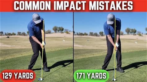 3 Big Impact Mistakes Amateur Golfers Make Youtube