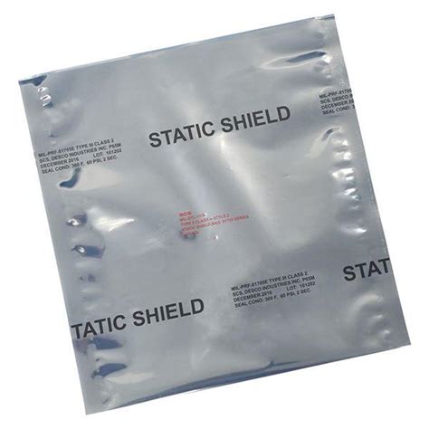 Scs Static Shield Bag 81705 Series Metal In 3x5 100 Ea 81735 Lab Pro Inc