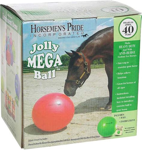 Horsemans Pride Jolly Mega Ball Horse Toy Jolly Training Accessories