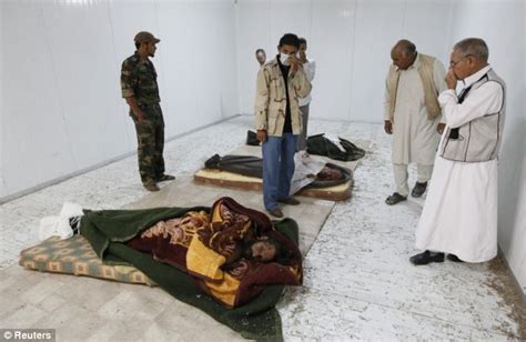 Gaddafi Dead Body Picture Libyas Most Gruesome Tourist Attraction