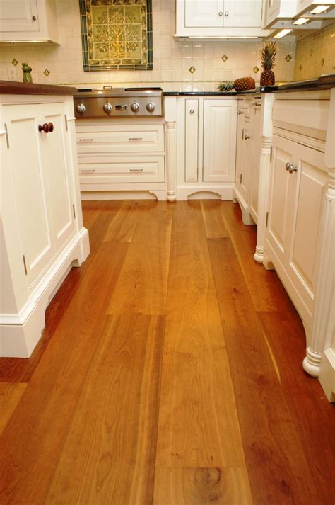 American Cherry Wood Floors Traditional Kitchen Boston By Hull Forest Products Wide