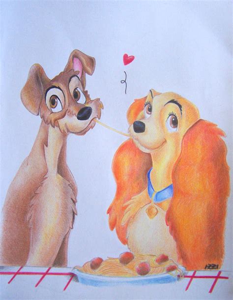 Lady And The Tramp Color By Ibvaha On Deviantart