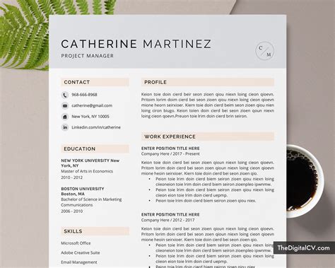 Land more interviews by copying what works and personalize the rest. Creative CV Template for Job Application, Curriculum Vitae ...