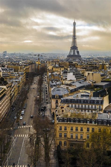 Eiffel Tower After Rain In Paris Stock Image Image Of Paris Outdoor
