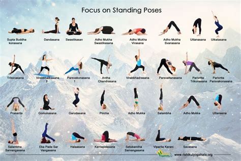 Yoga Standing Asanas With Names Yoga Positions