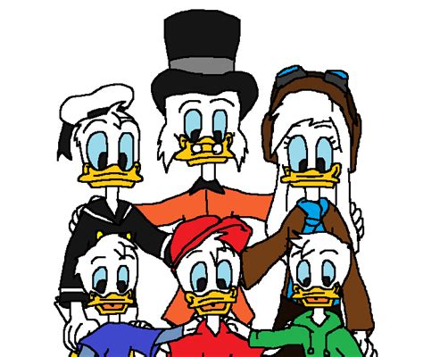 Ducktales Return To Original Scrooge Donald Della Huey Dewey And