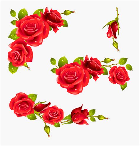Vintage Floral Wallpapers Background Vintage Red Red Rose Frame Png