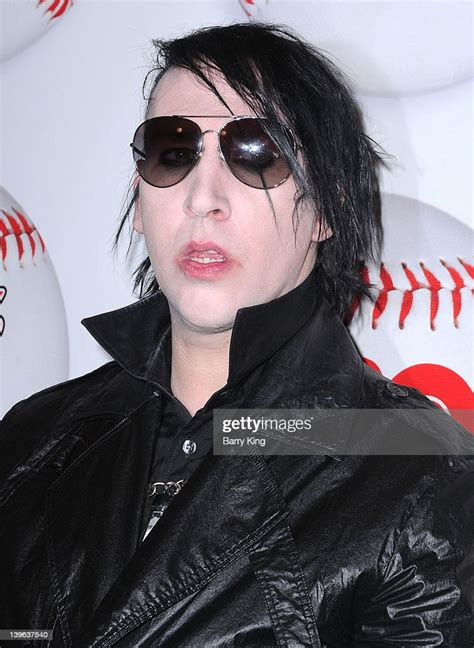 Singer Marilyn Manson Attends The Season 3 Premiere Of Hbos News Photo Getty Images