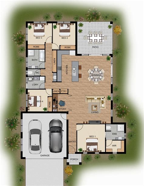 Create High Quality Professional And Realistic 2d Colour Floor Plans