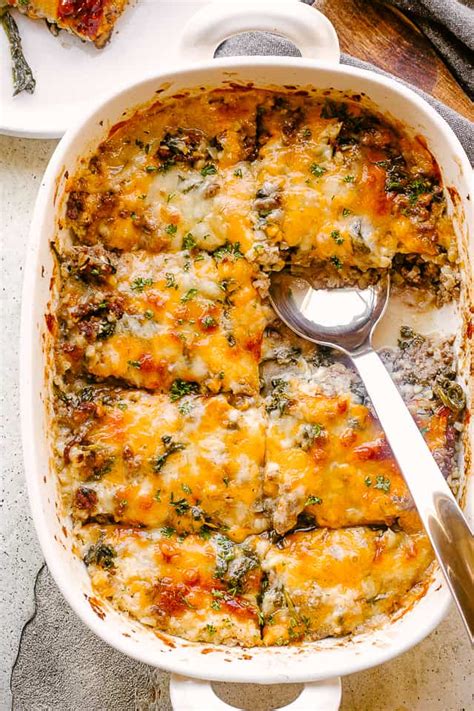 Easy Low Carb Casseroles With Ground Turkey Atonce