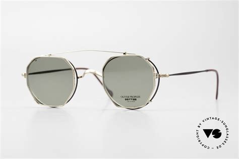 Sunglasses Oliver Peoples Op80bg 90s Vintage Frame Clip On Vintage