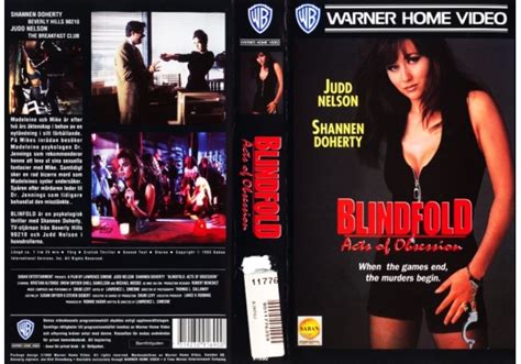 Blindfold Acts Of Obsession 1994 On Warner Home Video Sweden Vhs Videotape