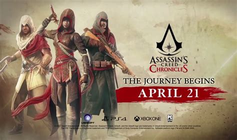 Assassin S Creed Chronicles Trilogy Announced New Game Network