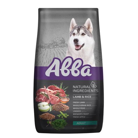 Купить АВВА Natural Ingredients корм для взрослых собак с ягненком и