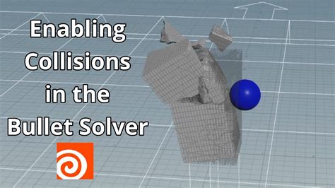 Enabling Collisions In The Rbd Bullet Solver In Houdini Youtube