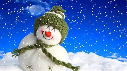 Winter Snowmen Snow Hat Scarf Desktop Wallpapers