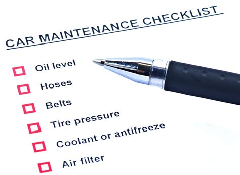 Monthly Checklist To Keep Your Car Running Well Ride Time
