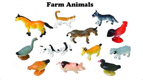 Kids Learning Farm Animals Name With Sound Youtube