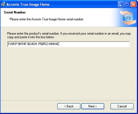 Acronis Home Products Serial Number Is Not Accepted Knowledge Base