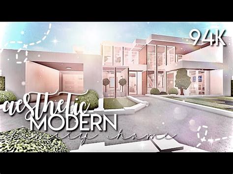 Bloxburg Modern Aesthetic House House Build Roblox Update Download Game
