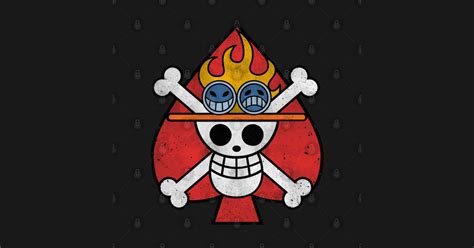 Ace Jolly Roger One Piece T Shirt Teepublic