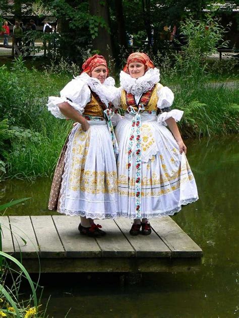 Czech Folk Costume European Costumes National Costumes Beautiful
