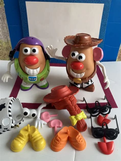 Mr Potato Head Toy Story Lot ~ Buzz Lighyear Jessie Cowgirl Sheriff