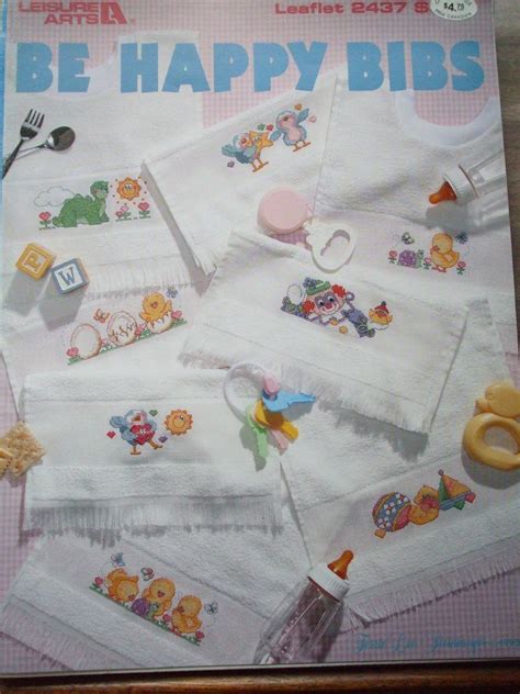 Maybe you would like to learn more about one of these? Cross Stitch Baby Bibs Burp towels sippy cups patterns all ...