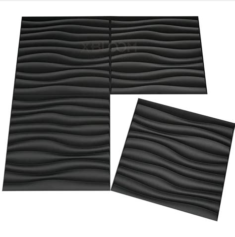 3d Wave Wall Panels 4 Pieces Set Modern Abstract 3d Wall Etsy