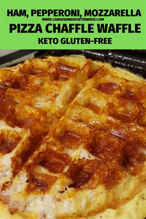 Feel free to use a variety of classic pizza toppings, but below is our family's favorite, pepperoni! Simple Keto Chaffle Waffles | Recipe | Waffle maker ...