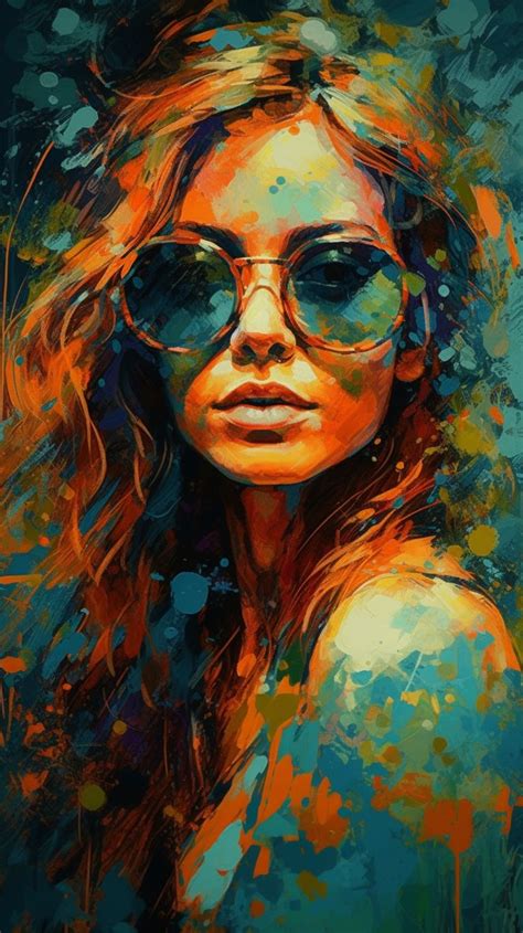 Face Art Painting Abstract Portrait Painting Abstract Face Art