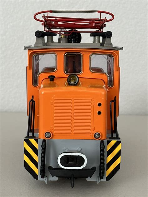 Lgb 2033 Schoema Electric Work Locomotive Orange G Scale Ebay