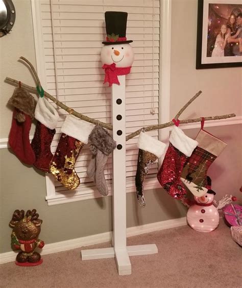 Amazing Diy Christmas Stocking Holder Ideas When You Have No Mantle