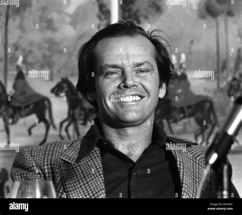 Jack Nicholson At Press Conference Stock Photo Alamy