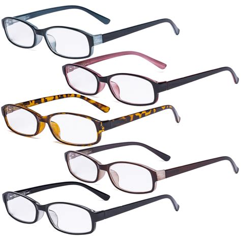 5 Pack Small Reading Glasses For Women Reading Fashion Readers