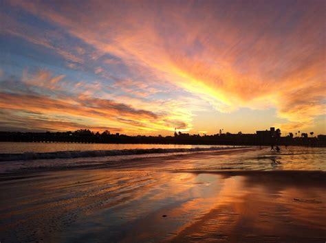 January 3rd 2014 Sunset From The Santa Cruz Beach Boardwal Flickr