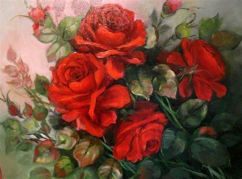Red Roses Painting By Catherine Amendola Fine Art America