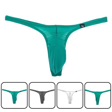 Hot Bikini Men S Thongs Jockstrap Smooth Fabrics Grasp Bulge Pouch Sexy Underwear Thong G String