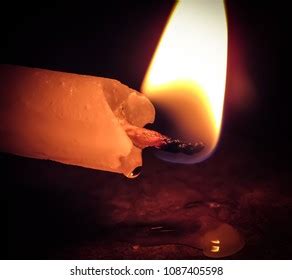 Picture Candles Flame Melting Wax Droplet Stock Photo Shutterstock