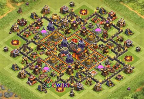 Town hall 8 farming bases with town hall inside in this town hall 8 farming base the town hall, barbarian king, dark elixir, and clan castle are placed at the center of the base. 12+ Best TH10 Farming Base Designs 2019 | COCWIKI