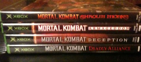 Original Xbox Games Mortal Kombat Armageddon Deception Deadly