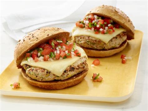Tex Mex Turkey Burgers Recipe Food Network