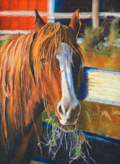Equine Artists International Original Equine Portrait Painting Horse