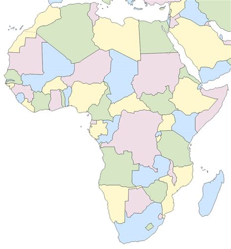 Juegos De Geografía Juego De Mapa Mudo África Cerebriti