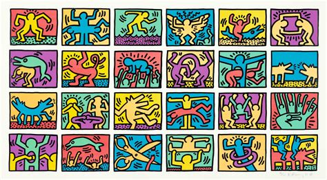 Keith Haring Retrospect Littmann P 120 121 Prints And Multiples