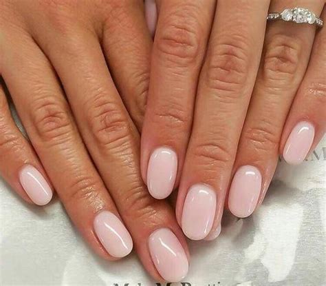Shortnails Nail Colors Pink Nails Oval Nails