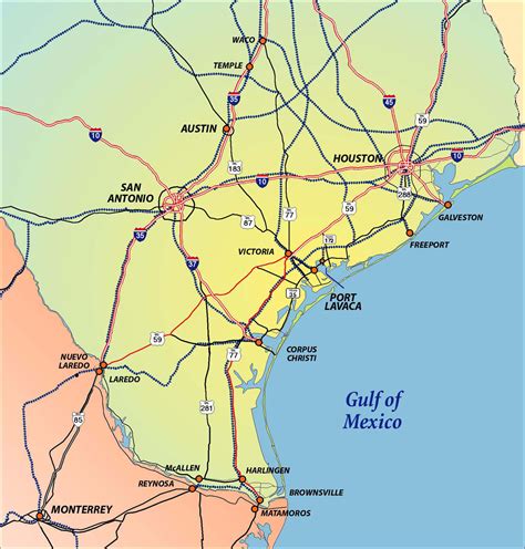 Gulf Coast Intracoastal Waterway Map Maps For You