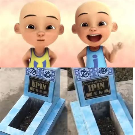 Viral Video Makam Upin Ipin, Ini Kisah Sedih Dibalik Cerita Film