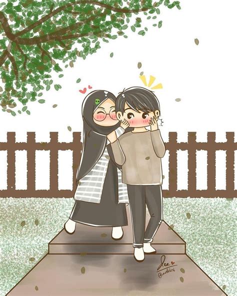 Couple Gambar Kartun Korea Pasangan Romantis Balasan Dari Anime Korea